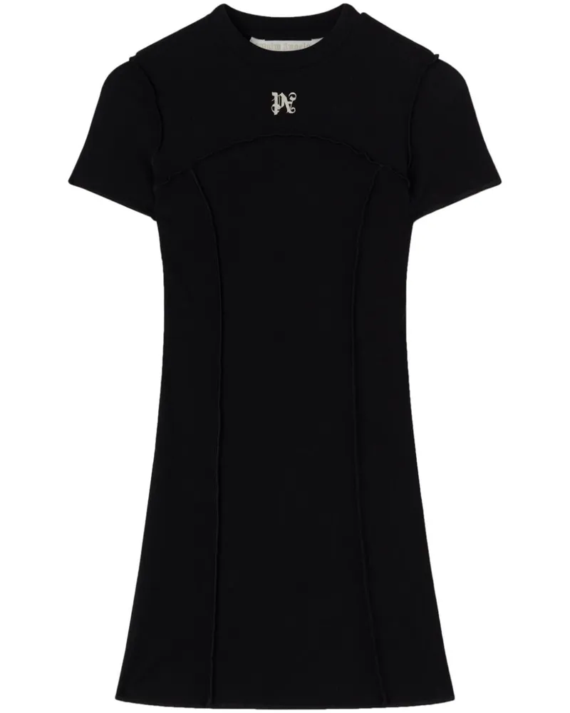 Palm Angels T-Shirt-Minikleid mit offenem Rücken - Schwarz Schwarz
