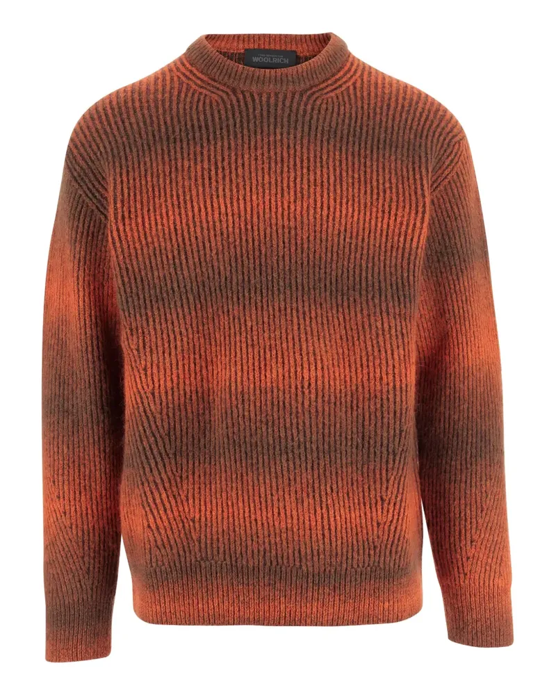 Woolrich Gerippter Pullover - Orange Orange