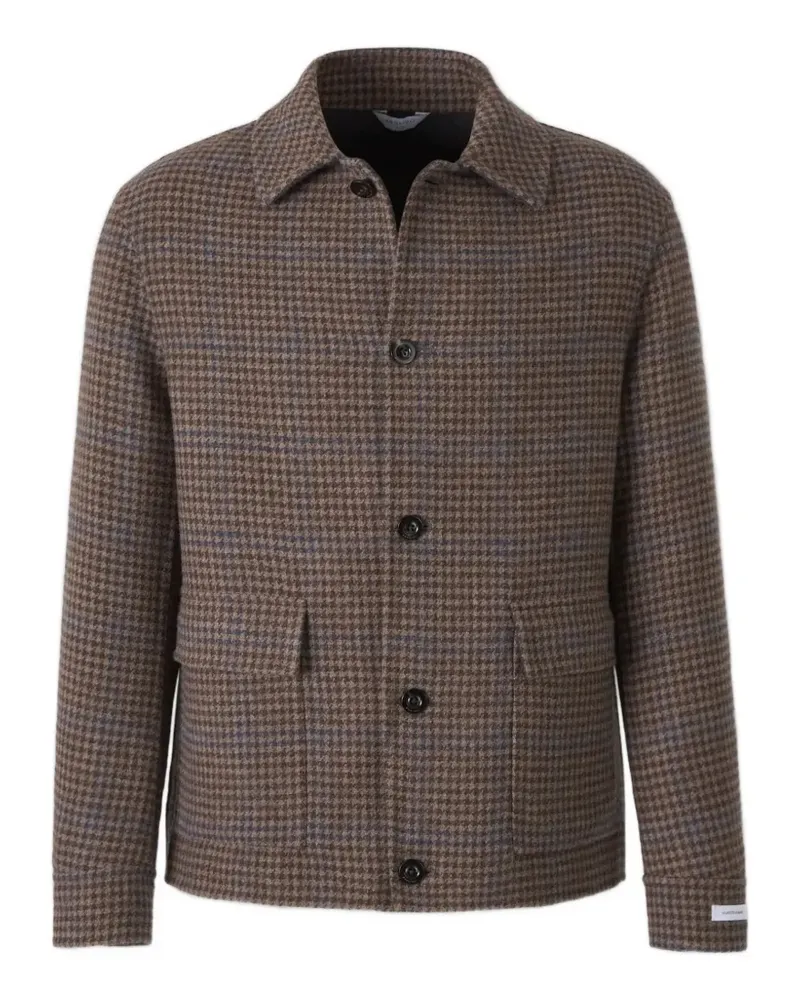 Boglioli houndstooth-patterned jacket - Braun Braun