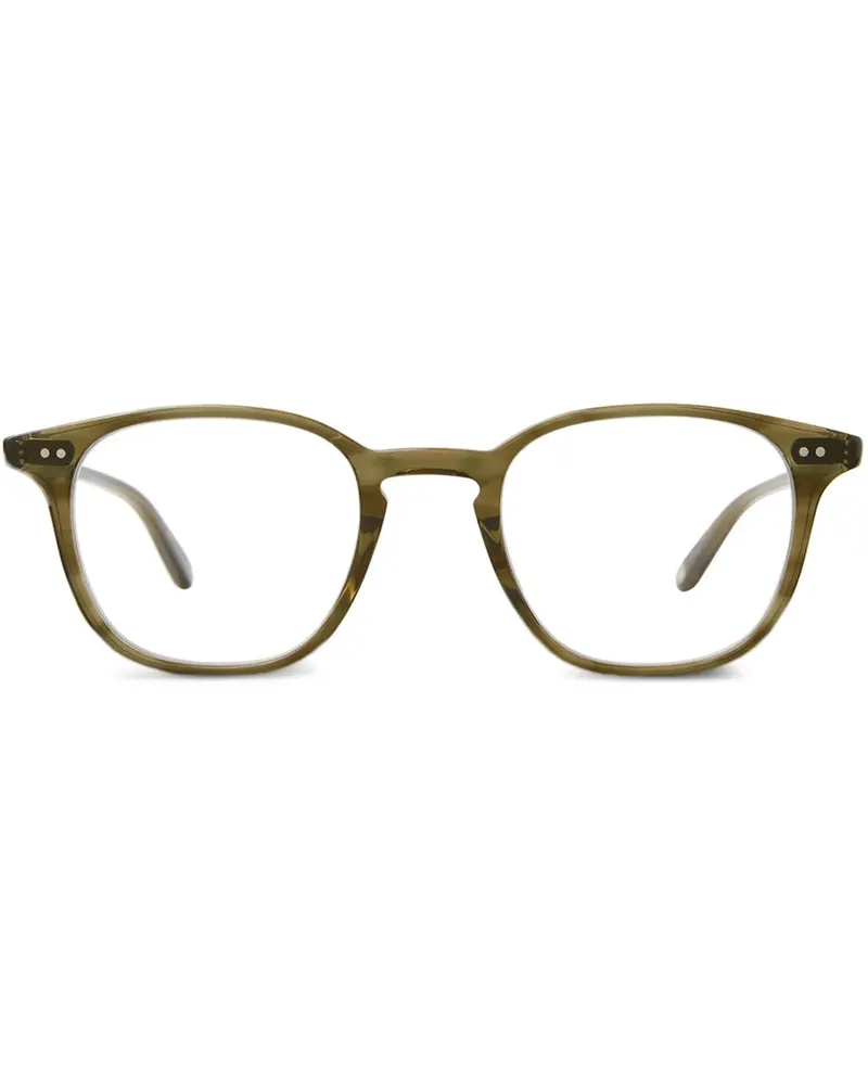 Garrett Leight Brille mit geometrischem Gestell - Grün Grün