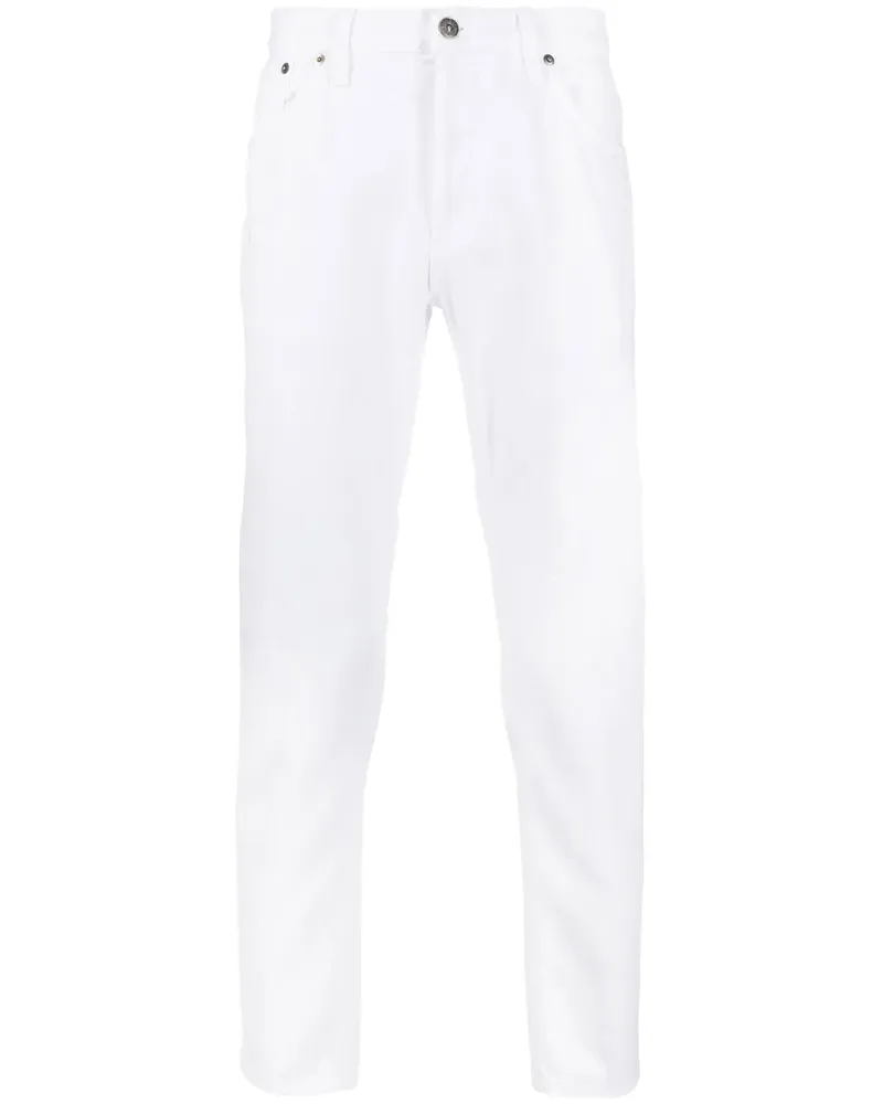 Dondup Jeans mit geradem Bein - Weiß Weiß