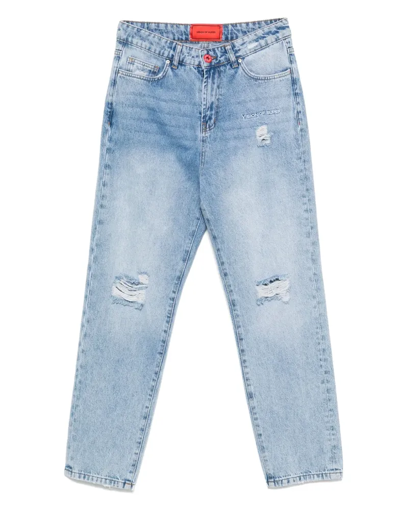 Vision Of Super Jeans im Distressed-Look - Blau Blau