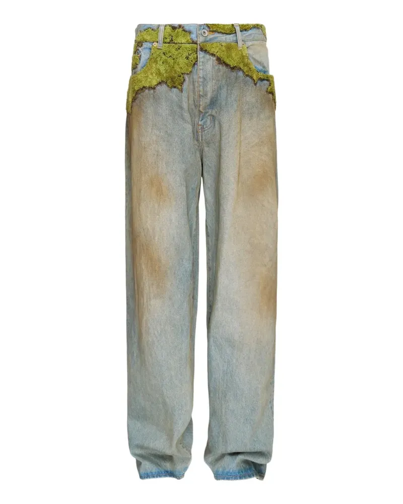 Doublet Moss Grown Wood jeans - Blau Blau