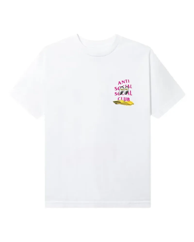 Anti Social Social Club x Mooneyes Flats Photo T-Shirt mit Print - Weiß Weiß