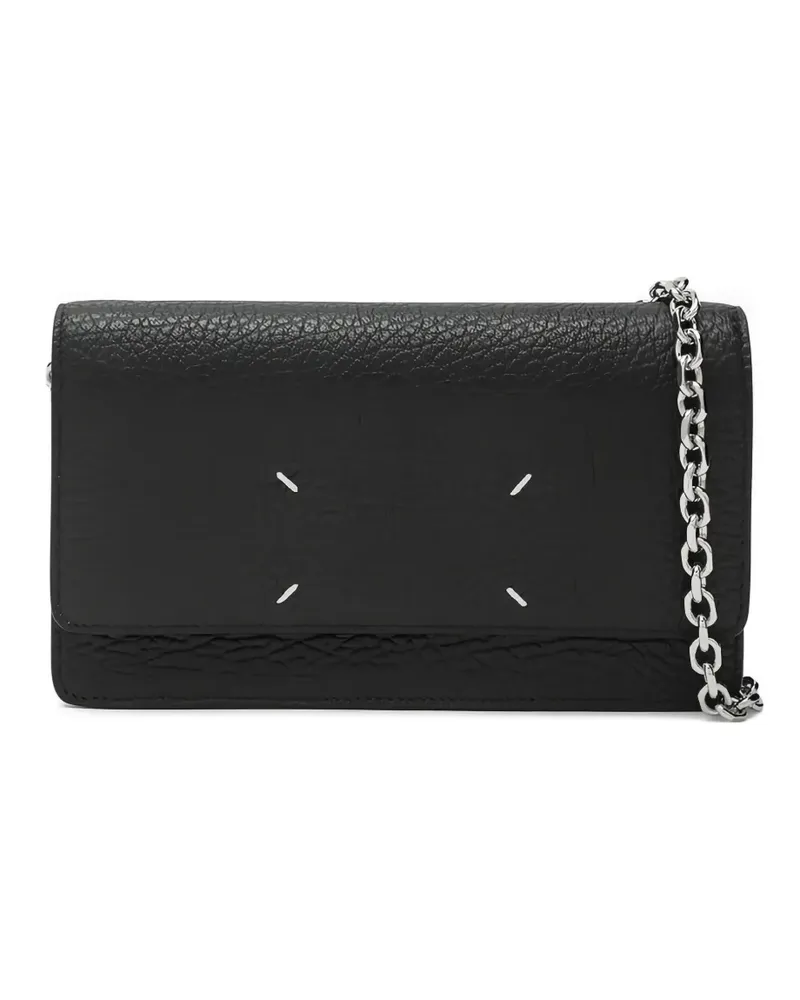 Maison Margiela Portemonnaie mit Kettenriemen - Schwarz Schwarz