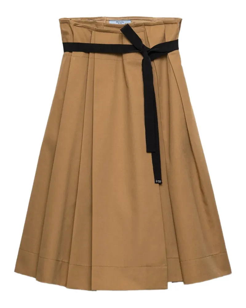 Prada gabardine skirt - Nude Nude