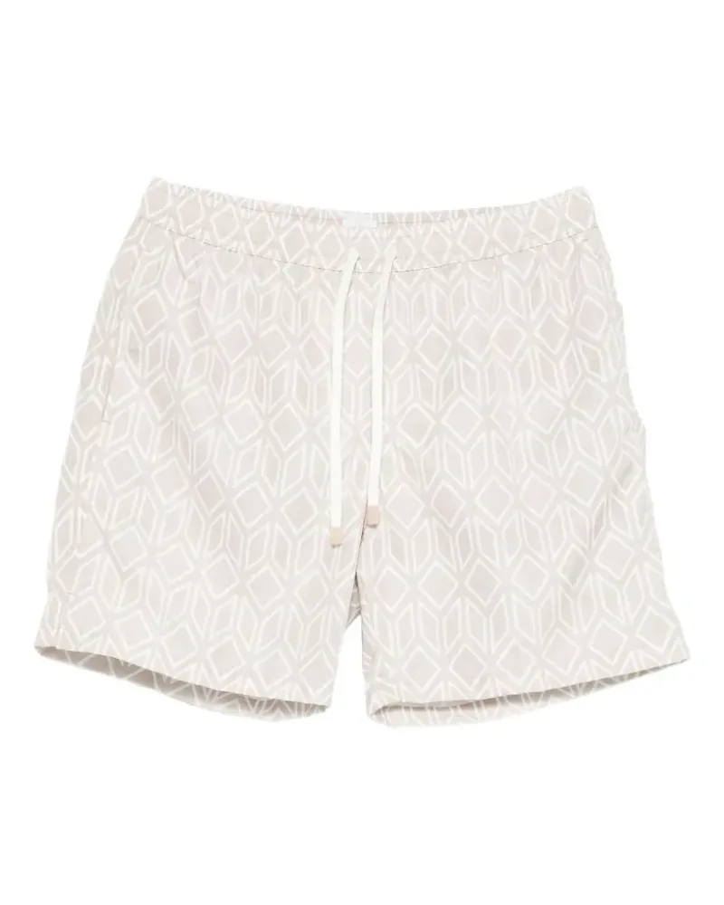 Eleventy Shorts mit geometrischem Muster - Nude Nude