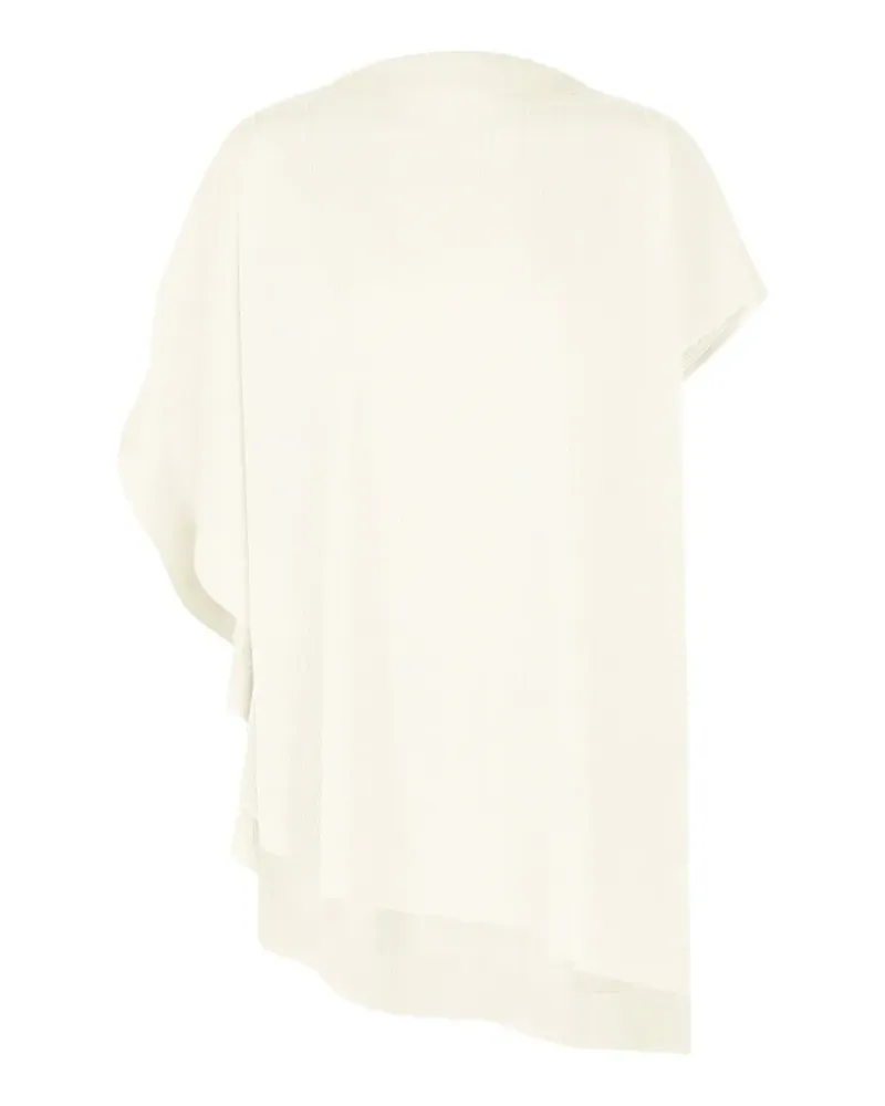 Issey Miyake A-POC Slice pleated top - Weiß Weiß