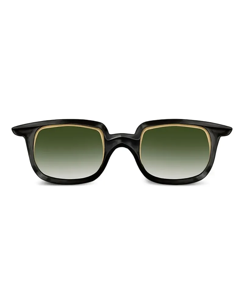 RIGARDS Eckige Sonnenbrille mit Farbverlauf - Schwarz Schwarz
