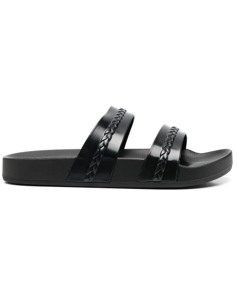 Ancient Greek Sandals Meli Pantoletten - Schwarz Schwarz