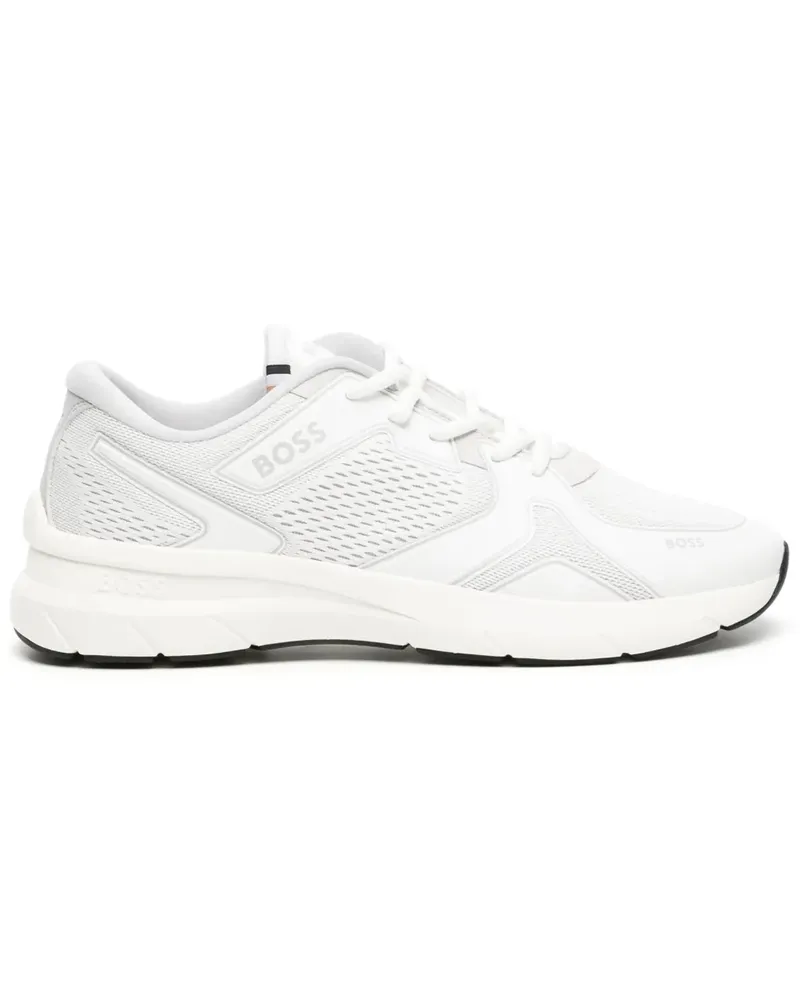 HUGO BOSS Sneakers mit Logo-Print - Weiß Weiß