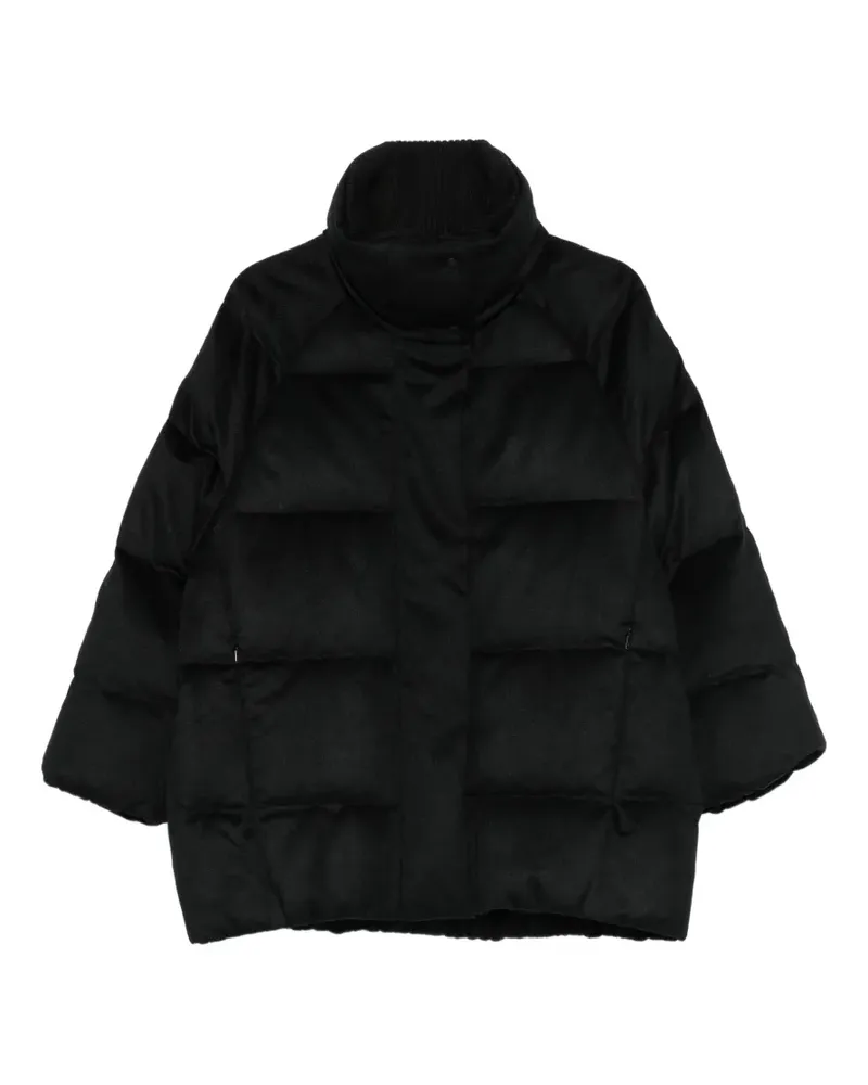 DUNO Astrid quilted high-neck coat - Schwarz Schwarz
