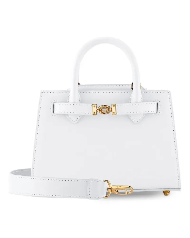 Tyler Ellis mini Winnie Bond-closure tote bag - Weiß Weiß