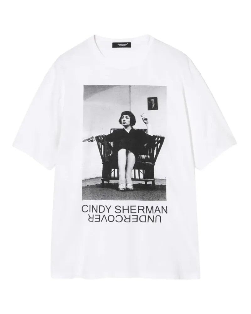 Undercover T-Shirt mit Cindy Sherman-Print - Weiß Weiß