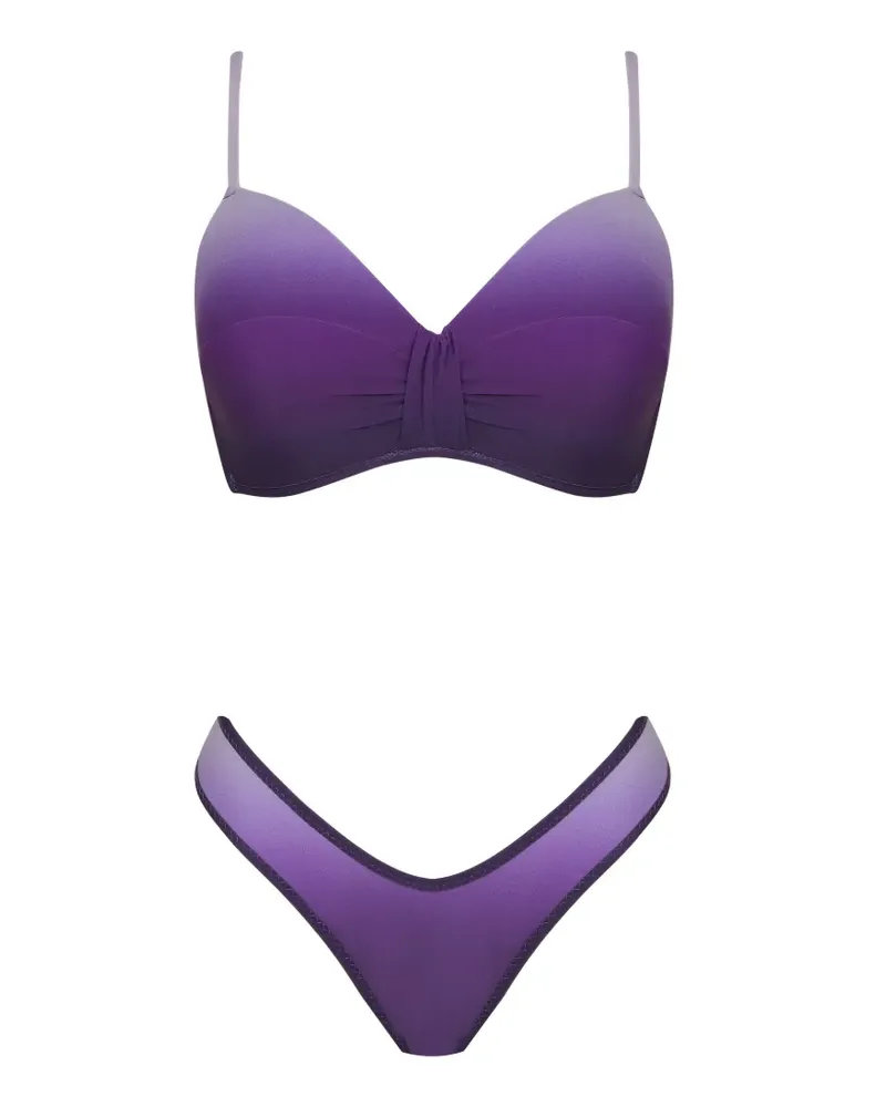 Amir Slama Bikini mit Farbverlauf - Violett Violett