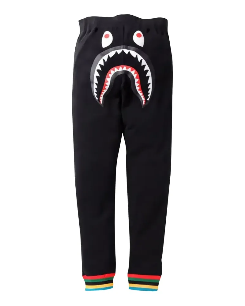 BAPE Jogginghose mit Hai-Print - Schwarz Schwarz