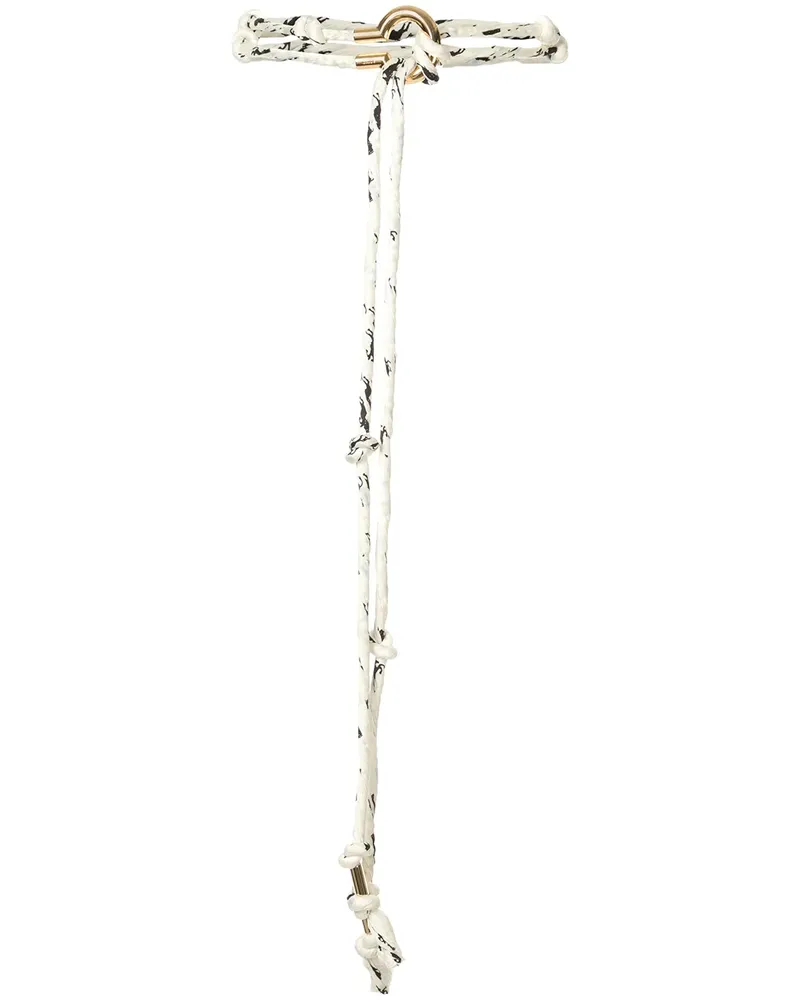 Chloé Geflochtener Kordelgürtel - Weiß Weiß