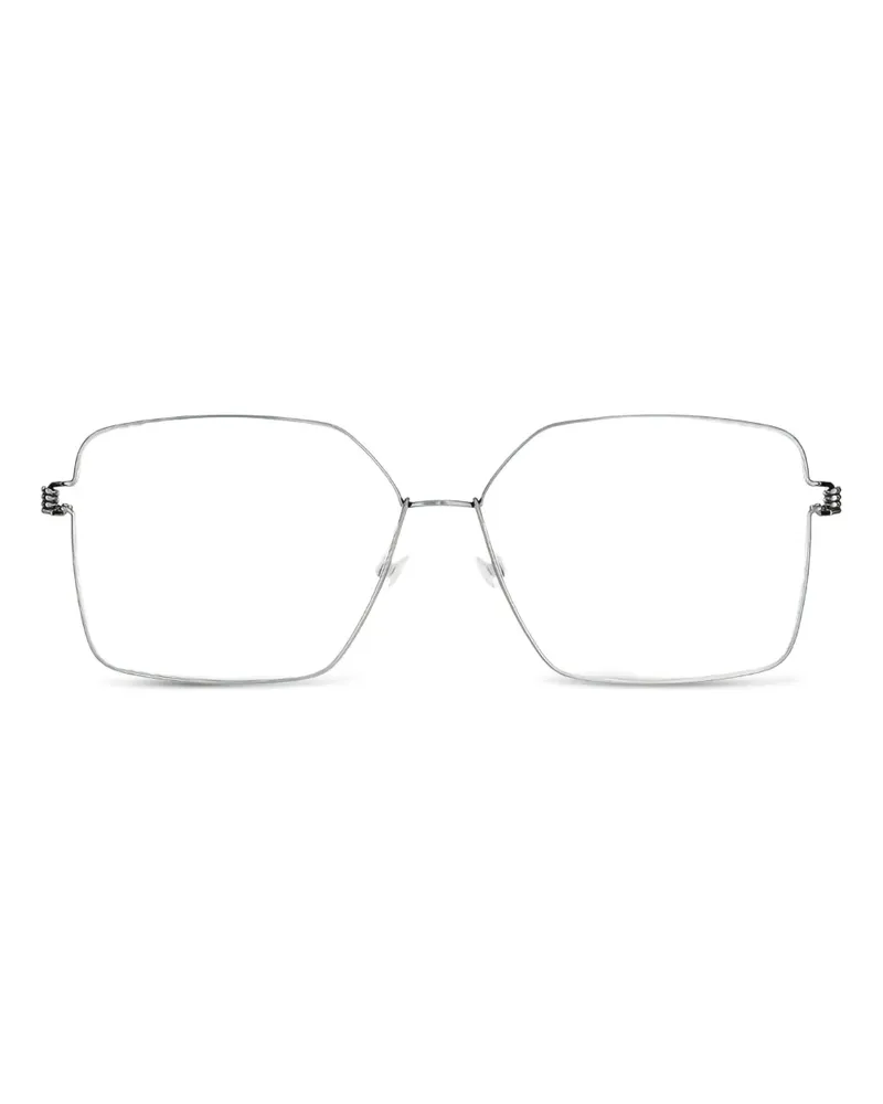Lindberg Rim Kimberly Brille mit geometrischem Gestell - Grau Grau