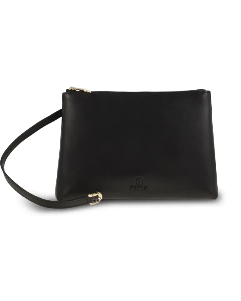 Furla Umhängetasche mit Logo-Detail - Schwarz Schwarz