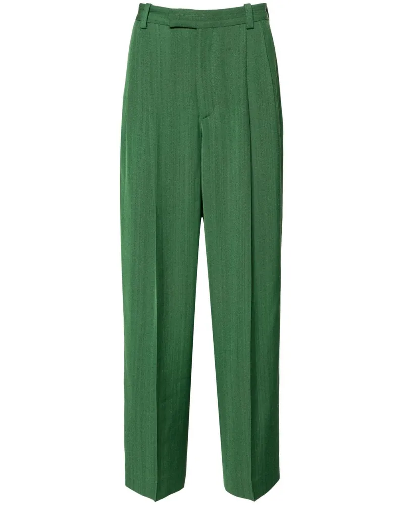 Jacquemus Weite Le Pantalon Titolo Hose - Grün Grün