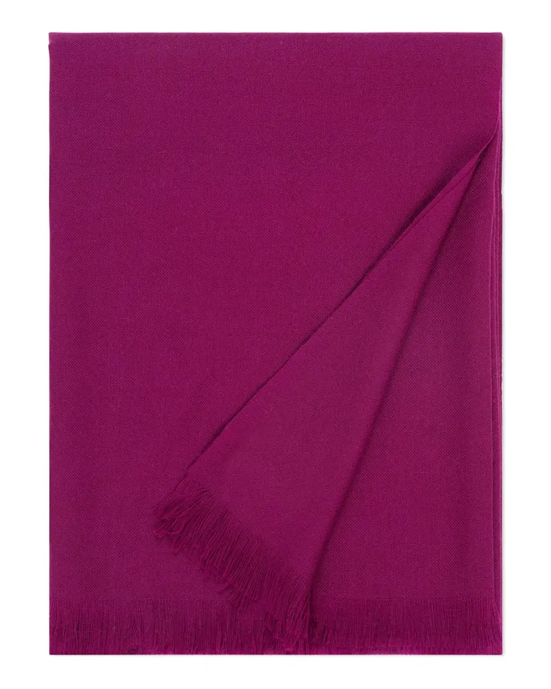 Eric Bompard Voile-Schal mit Fransen - Violett Violett