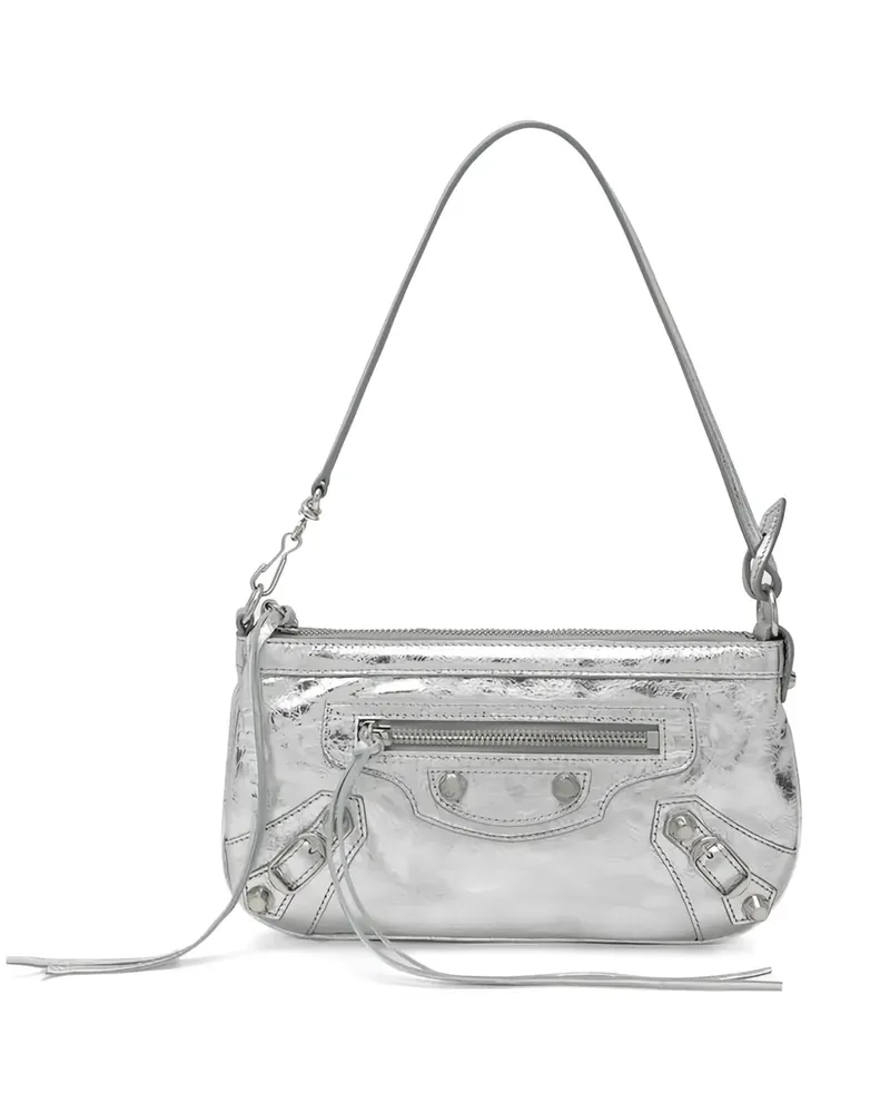 Balenciaga City Tasche mit Reißverschluss - Silber Silber