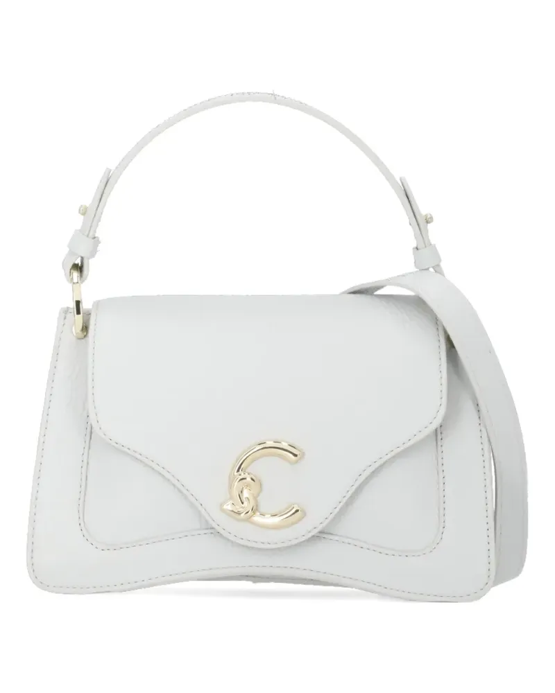 Coccinelle Kleine C-Me Satchel-Tasche - Weiß Weiß