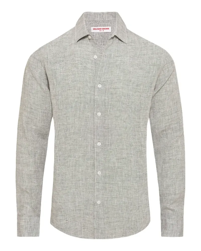 Orlebar Brown Giles linen shirt - Grau Grau