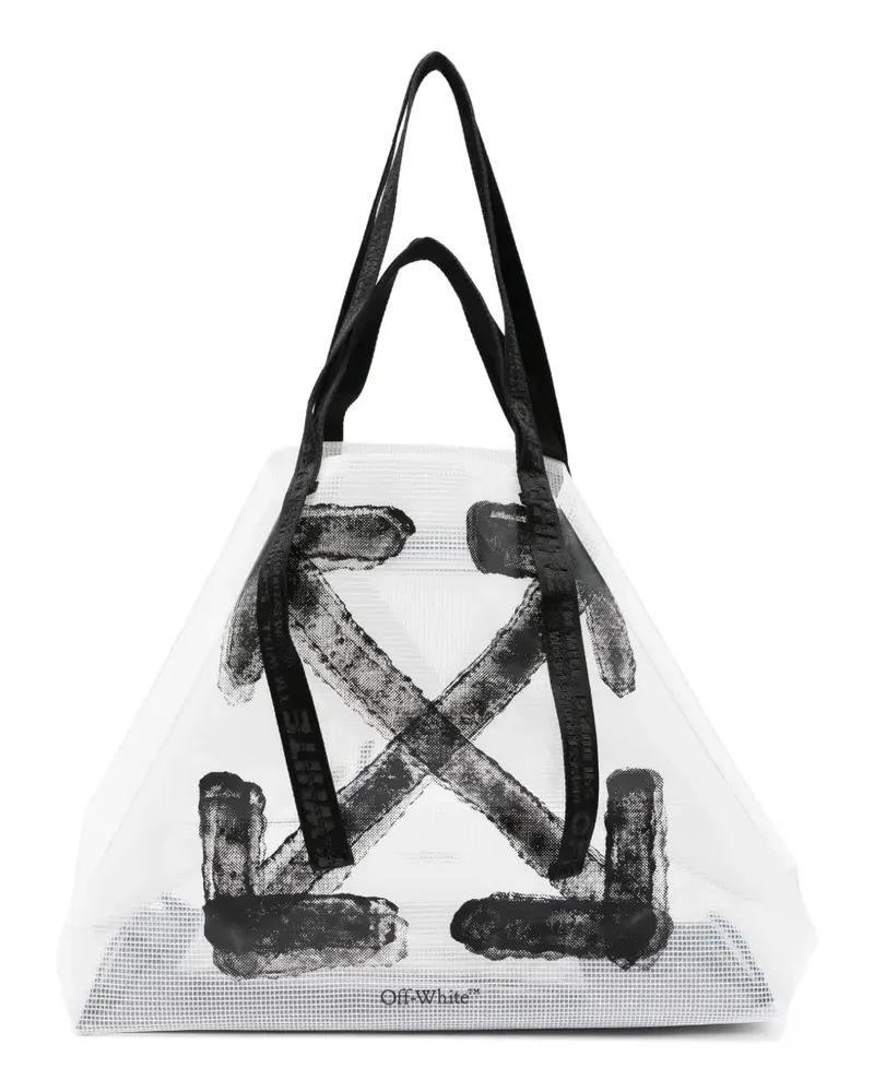 OFF-WHITE Heritage Day Off arrows ripstop tote bag - Weiß Weiß