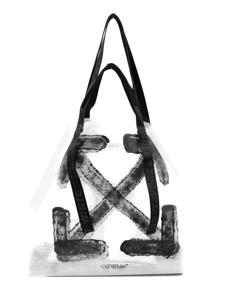 OFF-WHITE Heritage Day Off arrows ripstop tote bag - Weiß Weiß