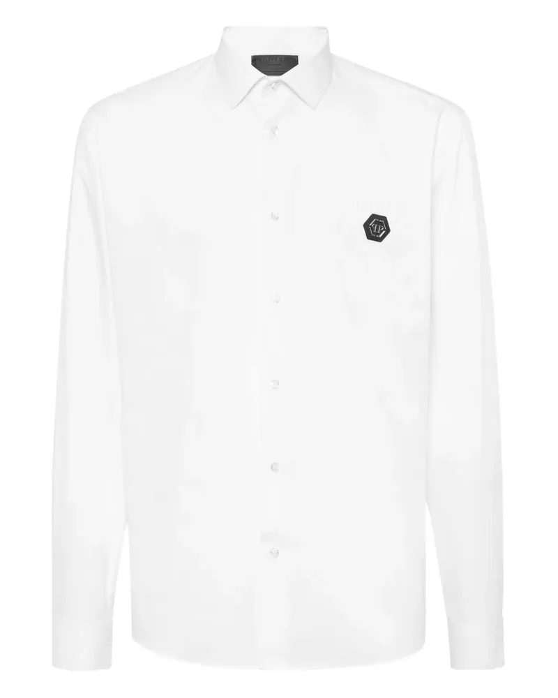 Philipp Plein Sugar Daddy Cut Greatness Hemd - Weiß Weiß