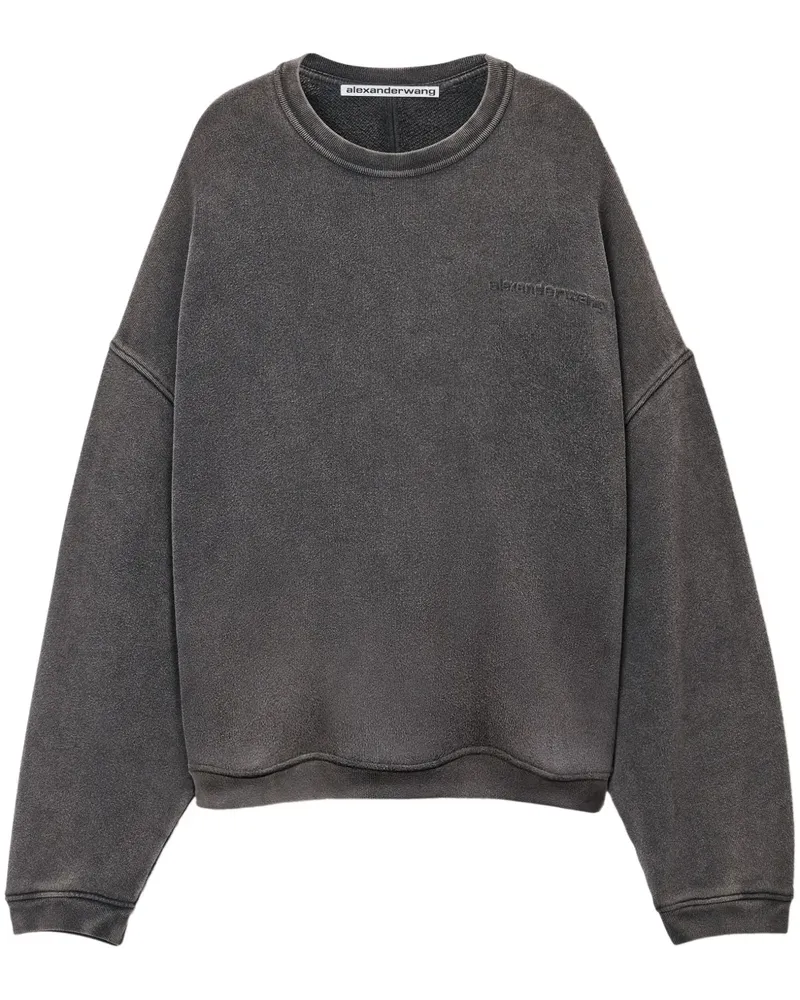 Alexander Wang Sweatshirt mit Rundhalsausschnitt - Grau Grau