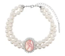 Maiden Halskette mit Perlen
