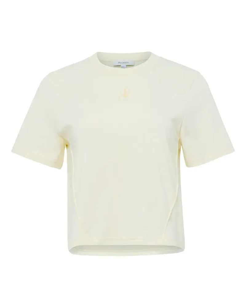 J.W.Anderson T-Shirt mit Logo-Stickerei - Gelb Gelb