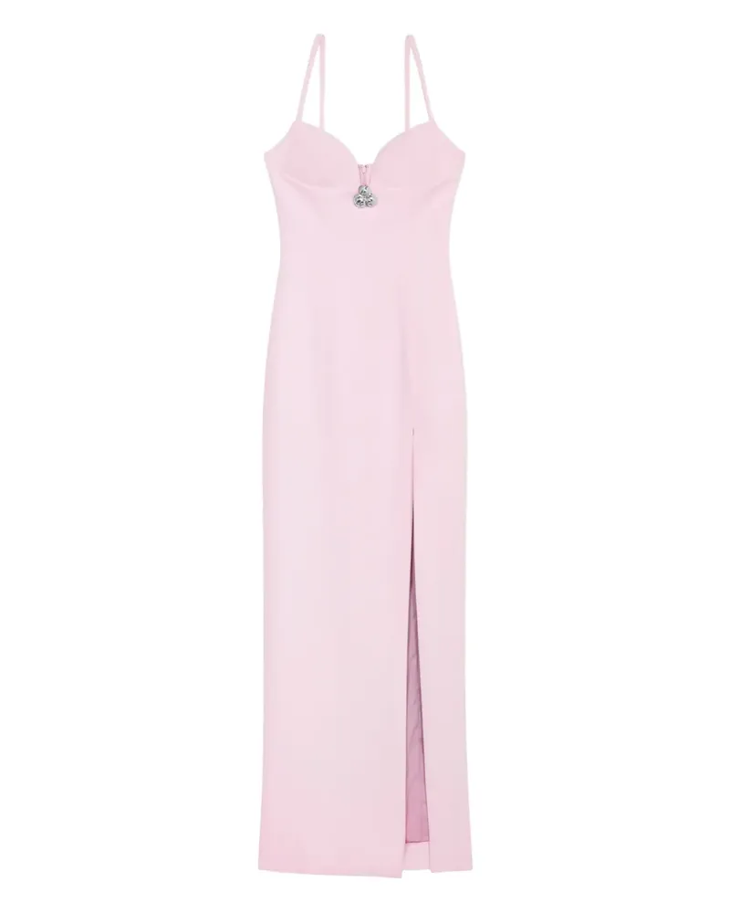 Blumarine Maxikleid mit Kristallverzierung - Rosa Rosa