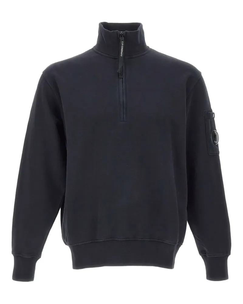 C.P. Company half-zip pocket-sleeve sweatshirt - Schwarz Schwarz