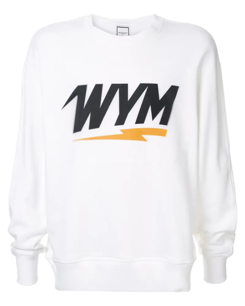Wooyoungmi Sweatshirt mit Logo-Print - Weiß Weiß