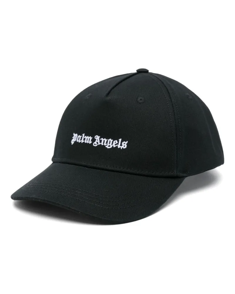 Palm Angels Baseballkappe mit Logo-Stickerei - Schwarz Schwarz