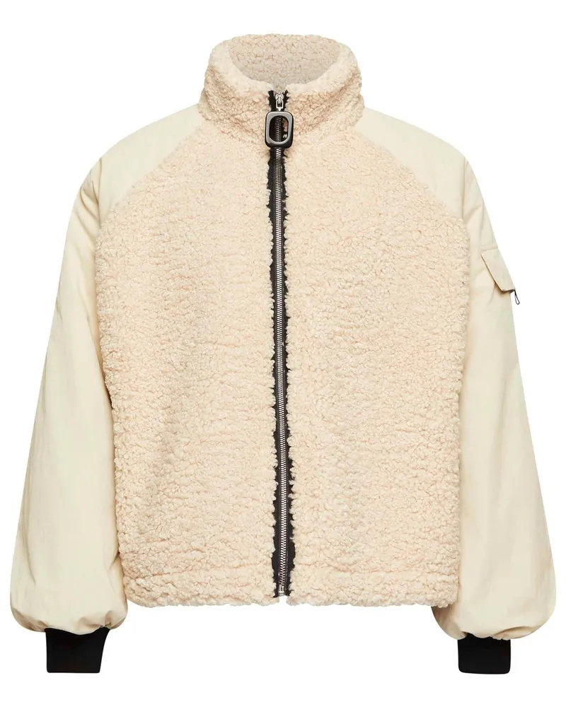 J.W.Anderson Fleecejacke in Colour-Block-Optik - Nude Nude