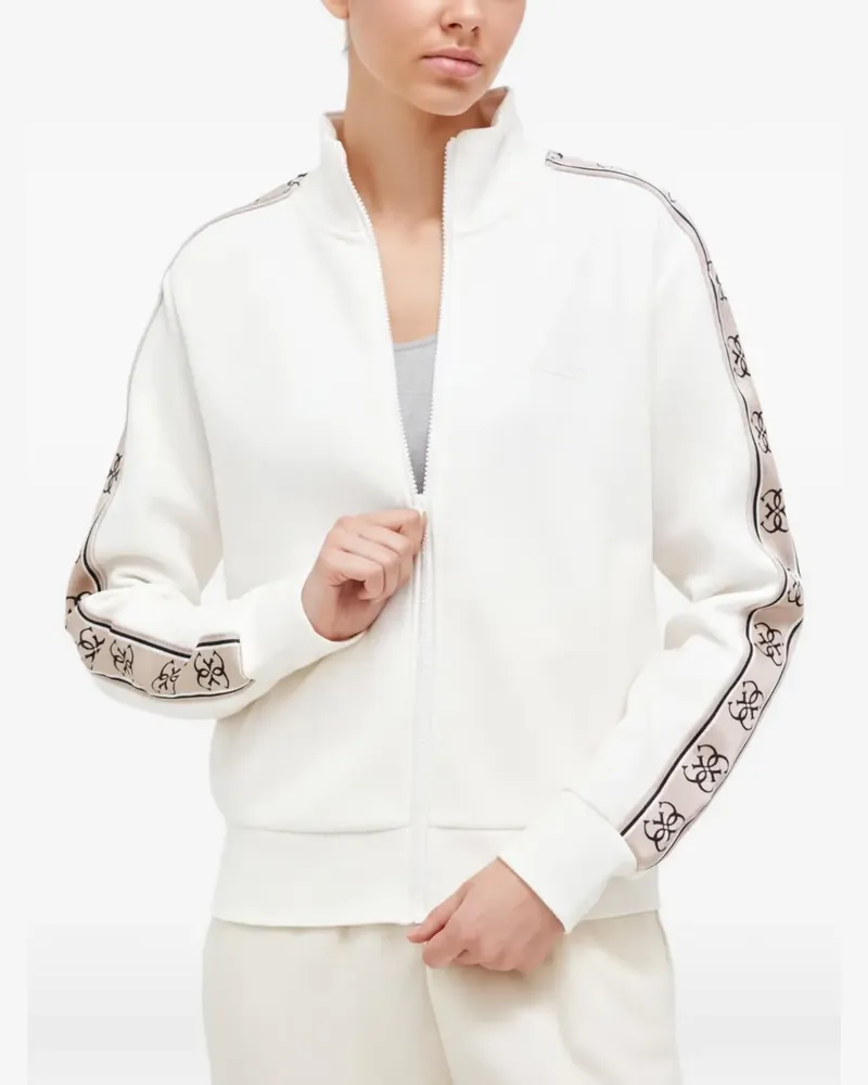 Guess Sweatshirtjacke mit Logo - Nude Nude