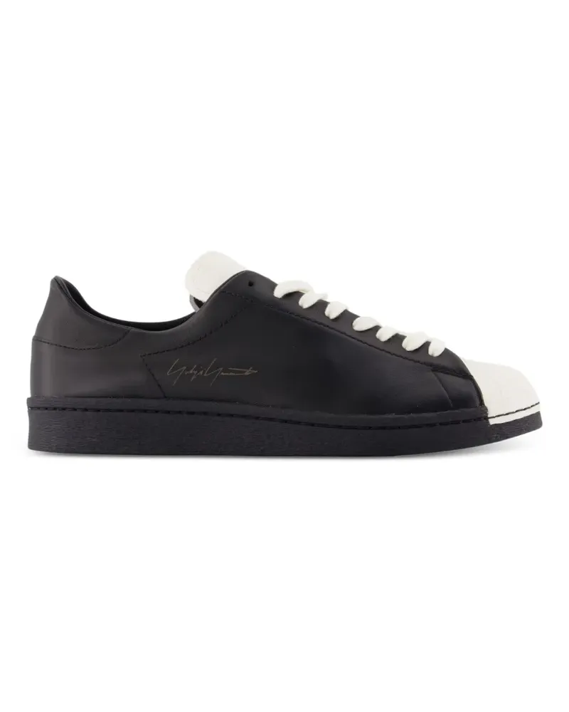 Y-3 Superstar leather sneakers - Schwarz Schwarz