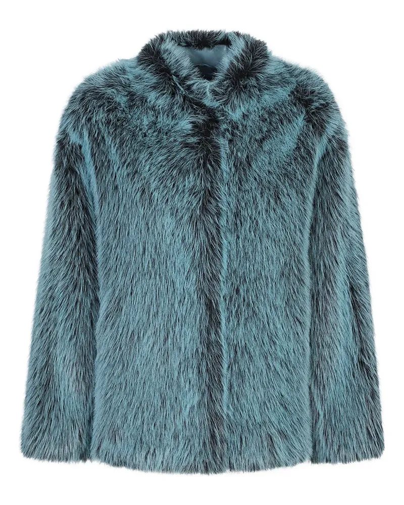 Patrizia Pepe Mantel aus Faux Fur - Grün Grün