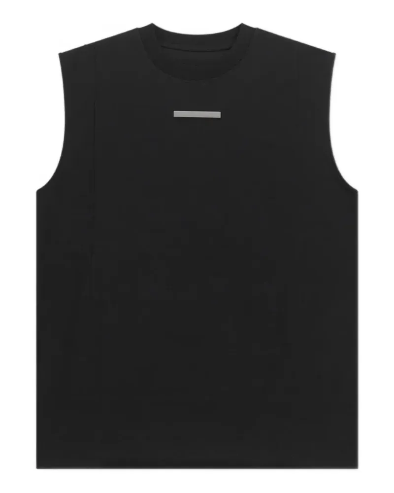 Heliot Emil ASTRAPE logo-plaque tank top - Schwarz Schwarz