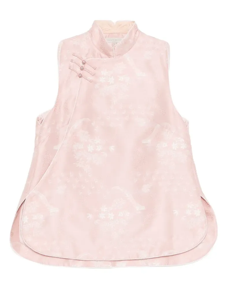 SHIATZY CHEN Bestickte Scape-of-Curve Weste - Rosa Rosa