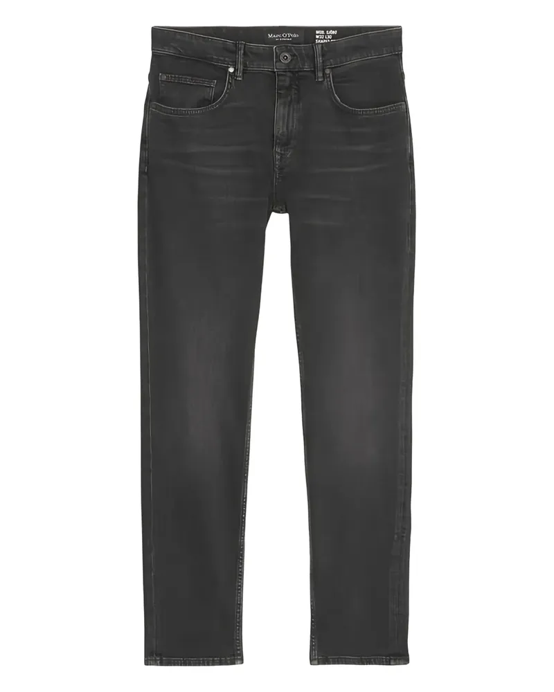 Marc O'Polo Jeans mit Logo-Patch - Grau Grau