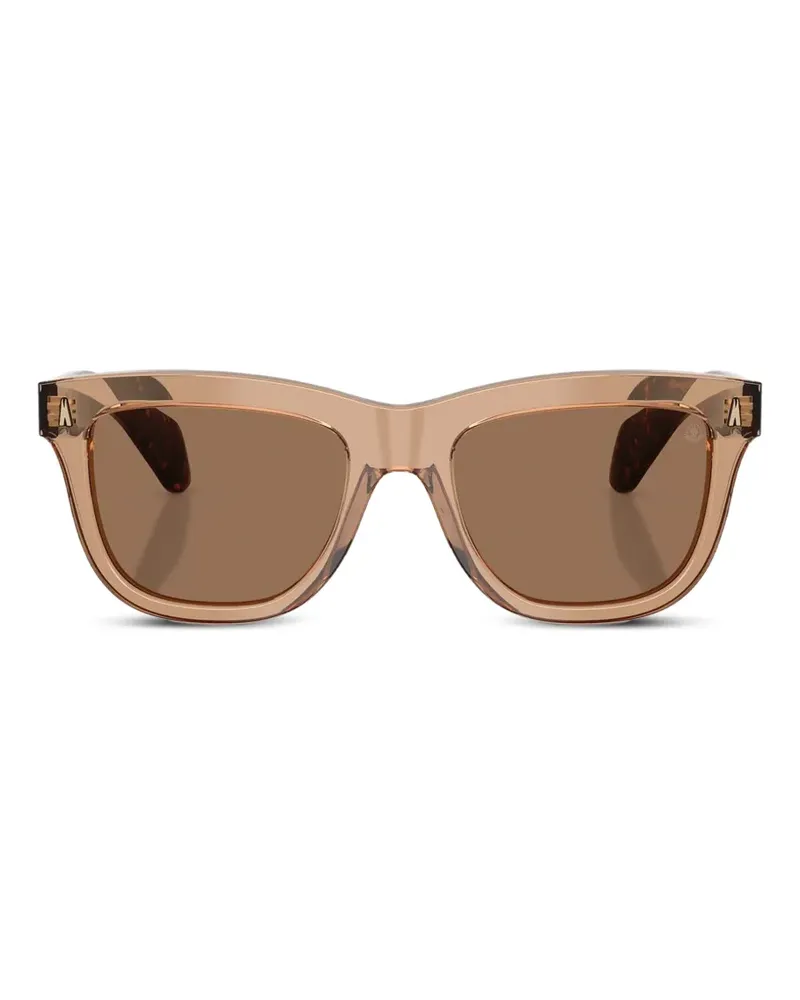 Moncler Bronzz Sonnenbrille mit geometrischem Gestell - Braun Braun