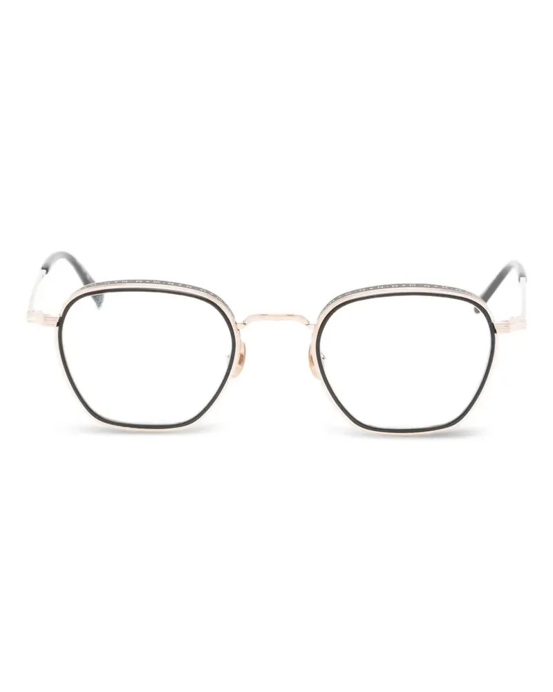MATSUDA geometric-frame glasses - Nude Nude