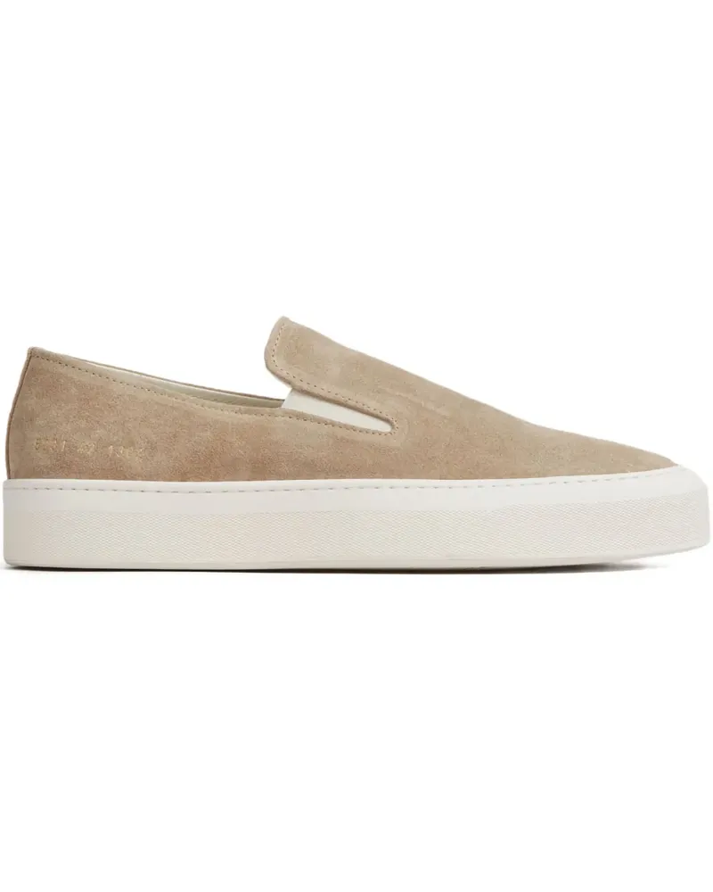 Common Projects Slip-On-Sneakers aus Wildleder - Nude Nude