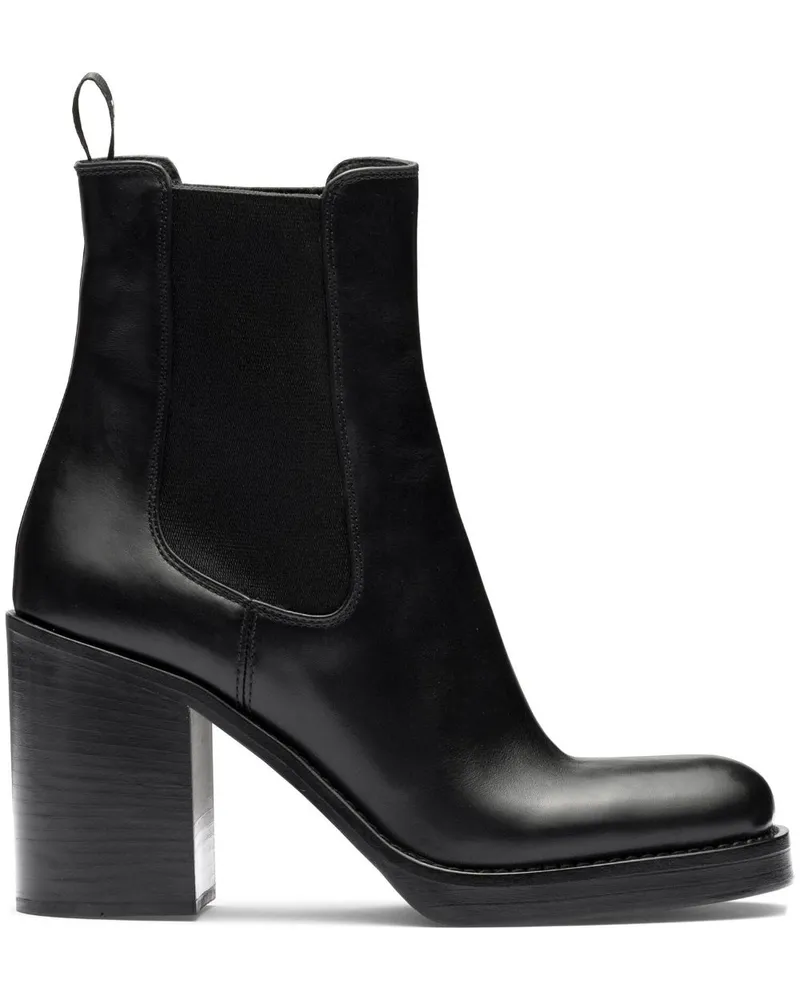 Prada Klassische Stiefeletten 85mm - Schwarz Schwarz
