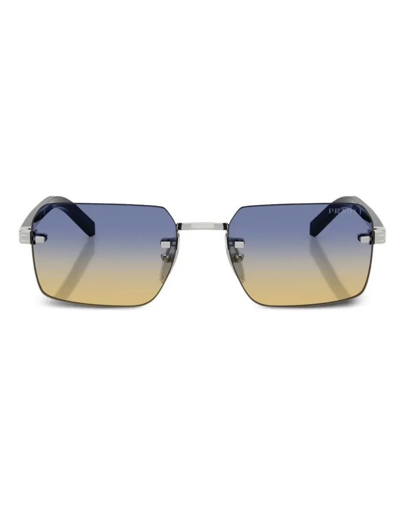 Prada rimless sunglasses - Silber Silber
